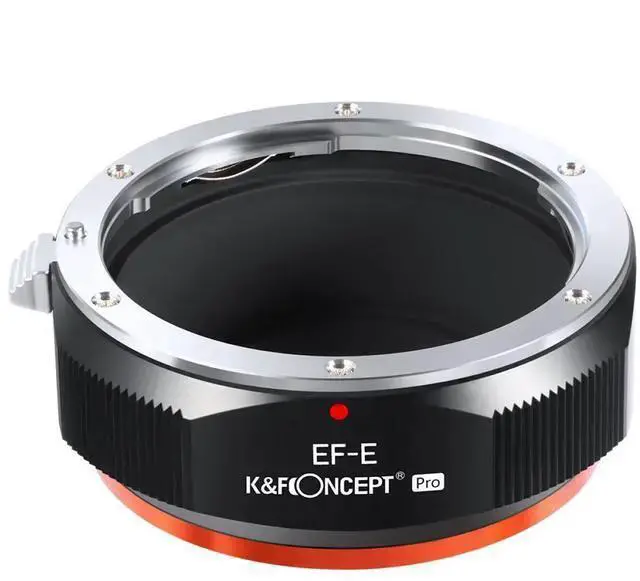 Alt view image 4 of 7 - WISDUM K&F Concept KF M12105 High-precision Lens Adapter Ring, Matte Paint, Orange Secondary Oxide, EOS-NEX PRO