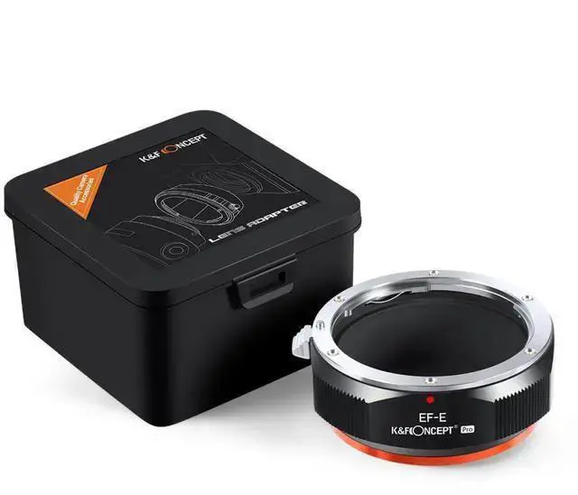 Alt view image 7 of 7 - WISDUM K&F Concept KF M12105 High-precision Lens Adapter Ring, Matte Paint, Orange Secondary Oxide, EOS-NEX PRO