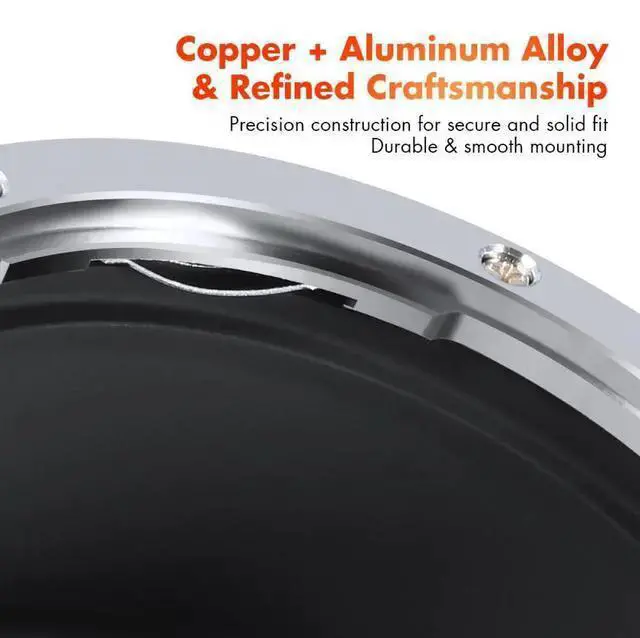 Alt view image 5 of 7 - WISDUM K&F Concept KF M12105 High-precision Lens Adapter Ring, Matte Paint, Orange Secondary Oxide, EOS-NEX PRO