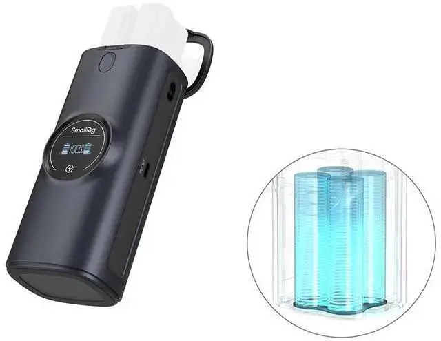 Alt view image 2 of 7 - WISDUM SmallRig Power Bank Charger Case Kit for EN-EL15c Camera Batteries, Black