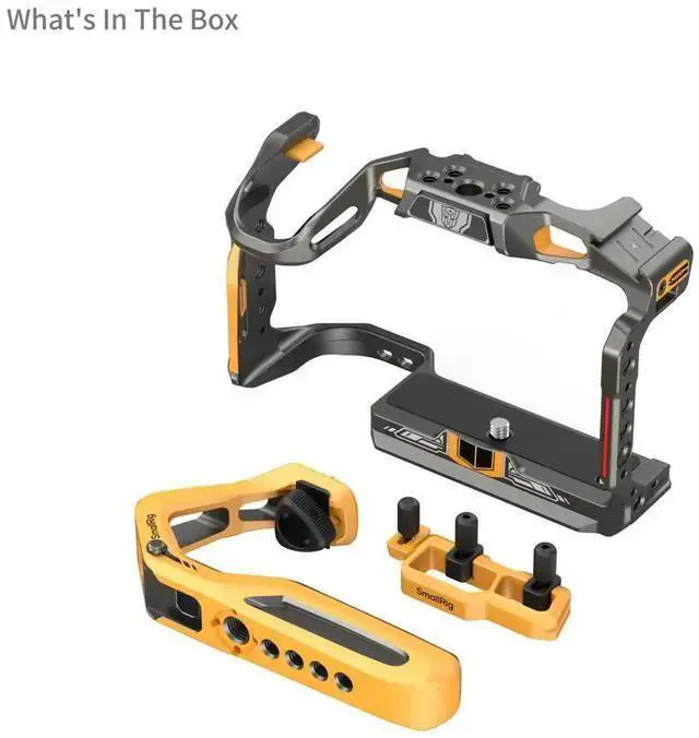 Alt view image 2 of 6 - WISDUM SmallRig Black Mamba BumbleBee Edition Camera Cage Kit for EOS R5 Mark II