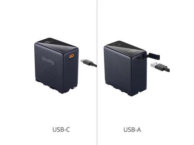 Alt view image 4 of 4 - WISDUM SmallRig USB-C Rechargeable Camera Battery for NP-F970 (Black) 4469