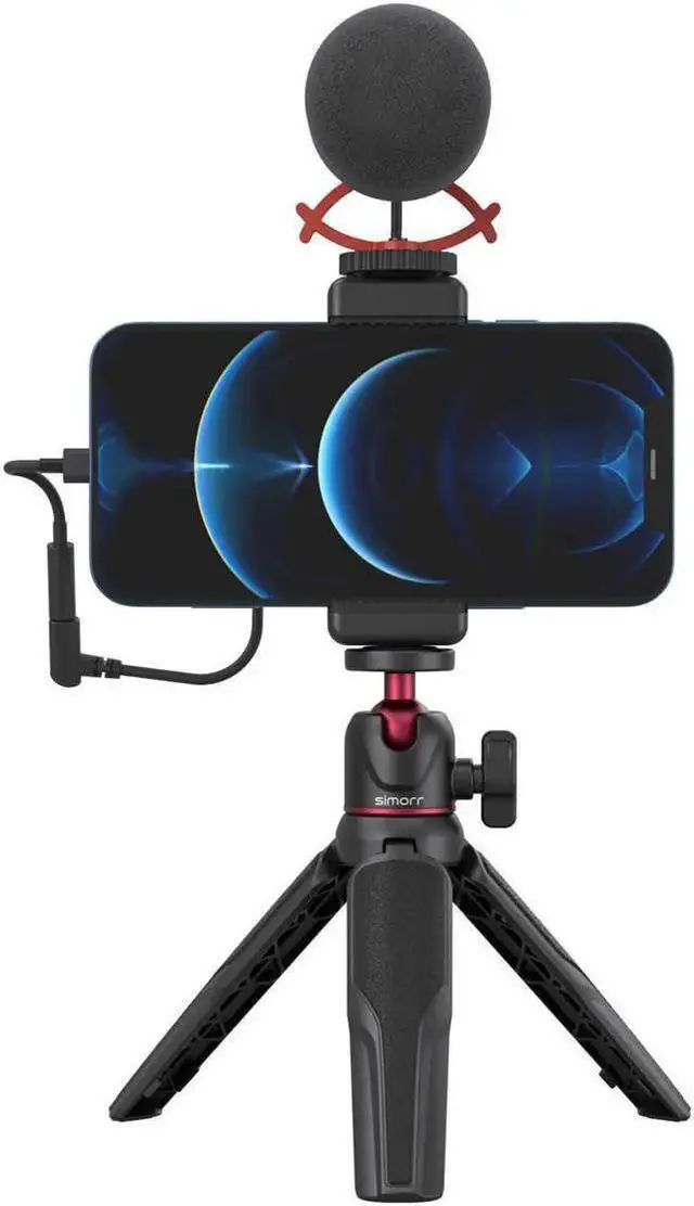 Main image of WISDUM SmallRig simorr Vigor VK-40 Vlog Tripod Kit with Wave S1 Lite Microphone