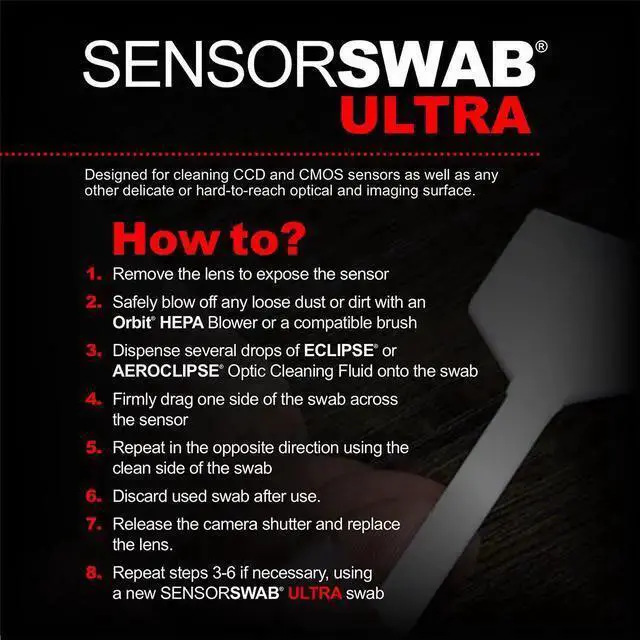 Alt view image 6 of 7 - WISDUM Photographic Solutions Type 1 20mm Sensor Swab Ultra for APS-H Sensors, 12-Pack