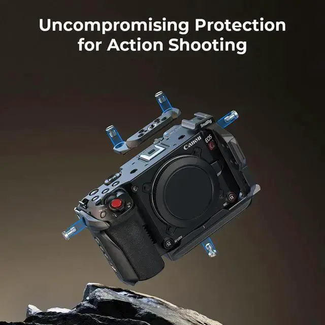 Alt view image 7 of 7 - WISDUM SmallRig Cage Kit for EOS C50 Camera, Black