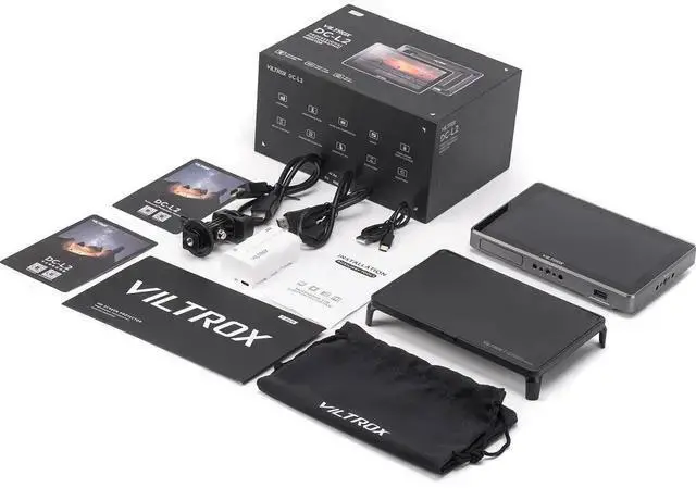 Alt view image 2 of 7 - WISDUM Viltrox DC-L2 7" WXGA Touchscreen On-Camera Monitor, Supports 3G-SDI/4K HDMI