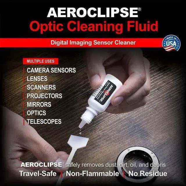 Alt view image 3 of 7 - WISDUM Photographic Solutions 33mm Sensor Cleaning Swab Kit (Aeroclipse Solution)