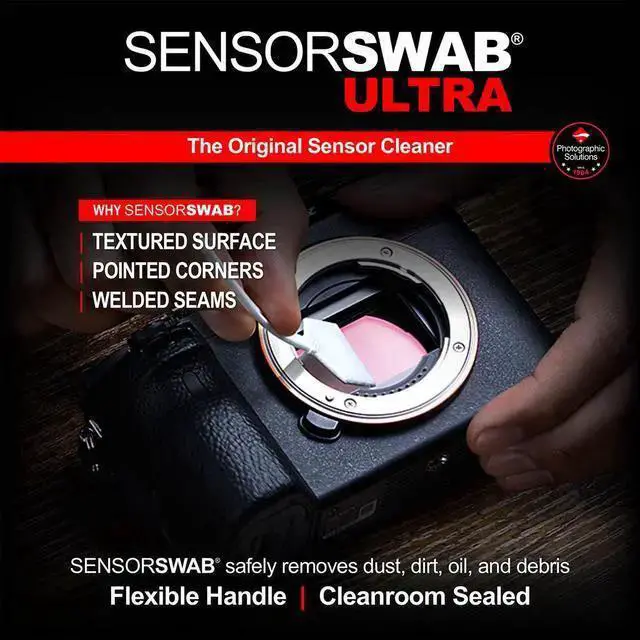 Alt view image 4 of 7 - WISDUM Photographic Solutions 33mm Sensor Cleaning Swab Kit (Aeroclipse Solution)