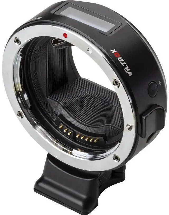 Alt view image 4 of 7 - WISDUM Viltrox Mark V EF-E5 EF Lens to E-Mount Body Adapter with OLED Screen