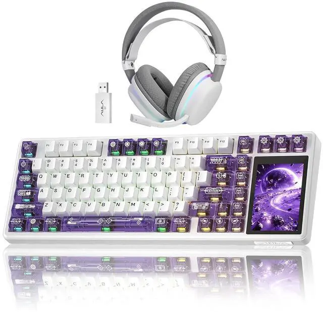 Main image of Aula Wireless Keyboard and Headset Combo, Aula L99 Wireless Keyboard G7 Wireless Headset