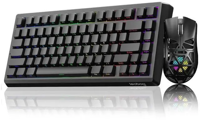 Main image of LEOBOG Hall Effect Keyboard and Mouse Combo, LEOBOG A80 RT Hall Effect Keyboard SC620 Wireless Mouse