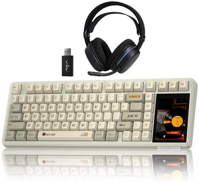 Main image of Aula Wireless Keyboard and Headset Combo, Aula L99 Wireless Keyboard G7 Wireless Headset