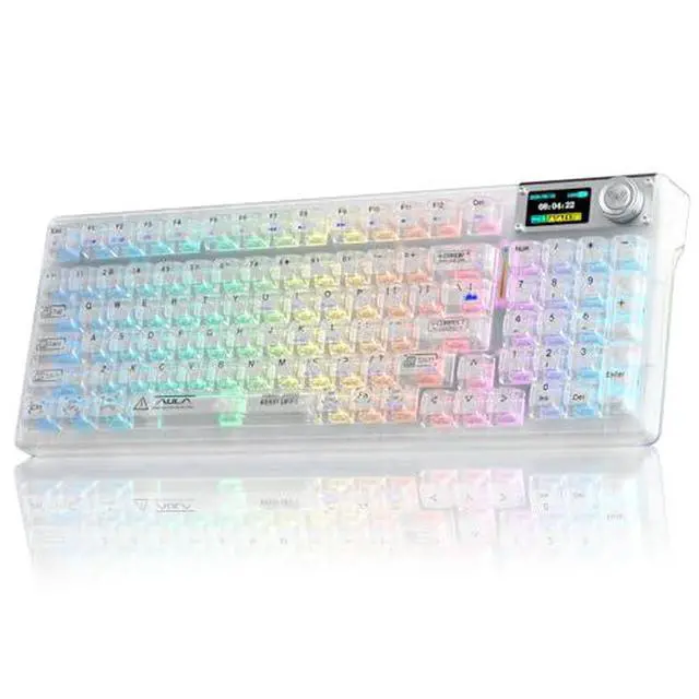 Alt view image 2 of 7 - Aula Wireless Keyboard and Mouse Combo, Aula F98Pro Wireless Keyboard SC620 Wireless Mouse