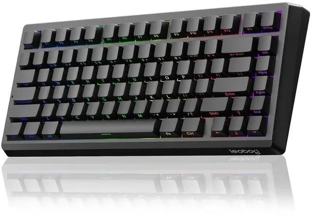 Alt view image 2 of 7 - LEOBOG Hall Effect Keyboard and Mouse Combo, LEOBOG A80 RT Hall Effect Keyboard SC620 Wireless Mouse
