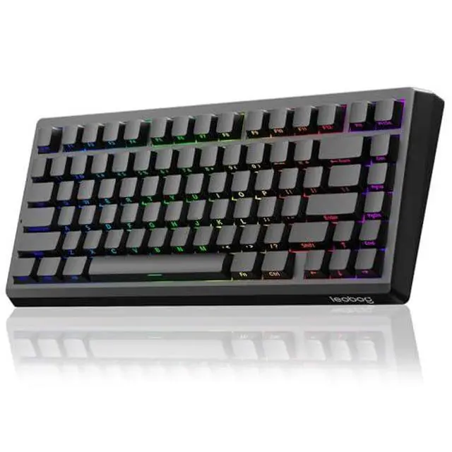 Alt view image 2 of 7 - LEOBOG Hall Effect Keyboard and Mouse Combo, LEOBOG A80 RT Hall Effect Keyboard SC620 Wireless Mouse