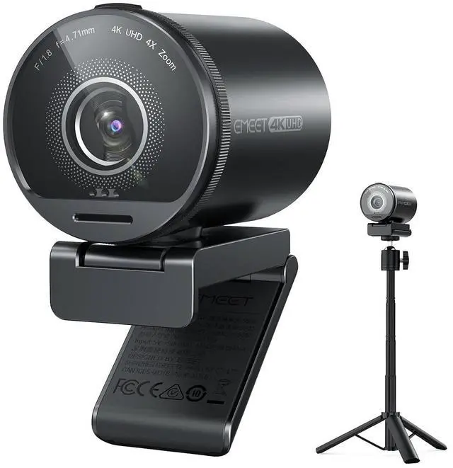 Main image of SmartCam S800-4K Webcam with Tripod for Streaming, Sony 1/2'' Sensor, Supports HDR, PDAF&TOF Dual-autofocus, 1080P@60FPS, Adjustable Heights with 360° Swivel Head, Perfect for Live Streaming