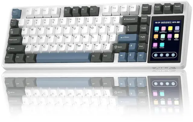 Alt view image 2 of 7 - Aula Wireless Keyboard and Mouse Combo, Aula L99 Wireless Keyboard SC620 Wireless Mouse