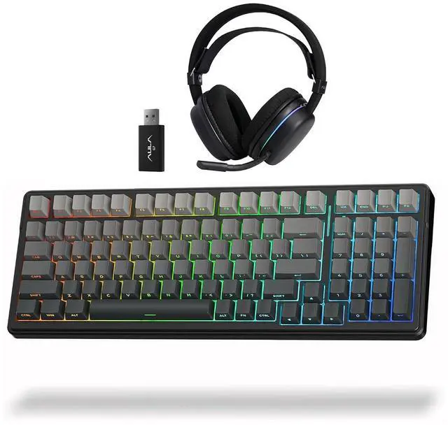 Main image of Aula Wireless Keyboard and Headset Combo, Aula F99 Wireless Keyboard G7 Wireless Headset