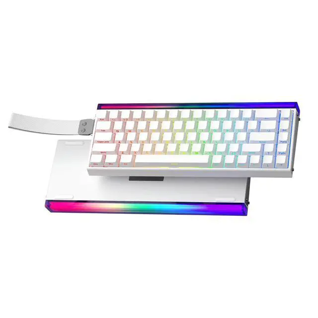 Alt view image 2 of 7 - Aula Hall Effect Keyboard and Mouse Combo, Aula Hero 68 HE Hall Effect Keyboard SC620 Wireless Mouse
