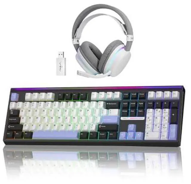 Main image of Aula Wireless Keyboard and Headset Combo, Aula H108 Wireless Keyboard G7 Wireless Headset