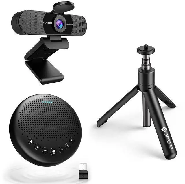 Main image of Conference Speaker and Microphone Luna Black & C960Kit Webcam with Tripod