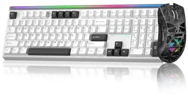 Main image of Aula Wireless Keyboard and Mouse Combo, Aula H108 Wireless Keyboard SC620 Wireless Mouse
