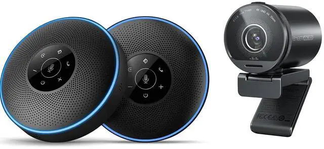 Main image of M220 Bluetooth Speakerphone and S800 4K Webcam for Streaming