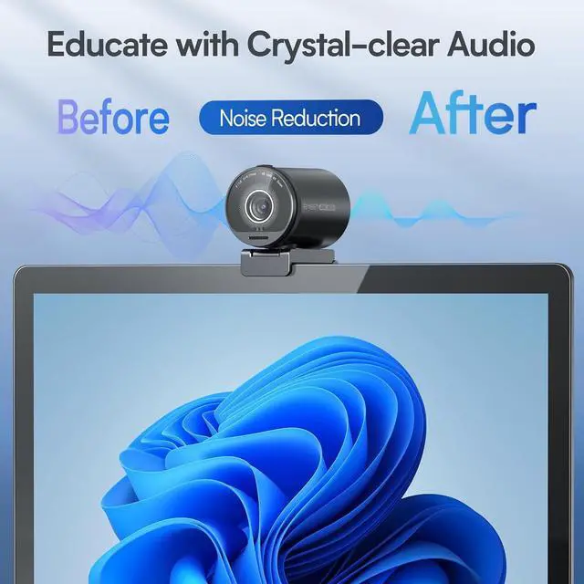 Alt view image 5 of 7 - M2 Bluetooth Speakerphone and S800 4K Webcam for Streaming