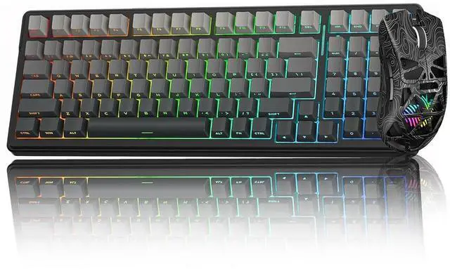 Main image of Aula Wireless Keyboard and Mouse Combo, Aula F99 Wireless Keyboard SC620 Wireless Mouse