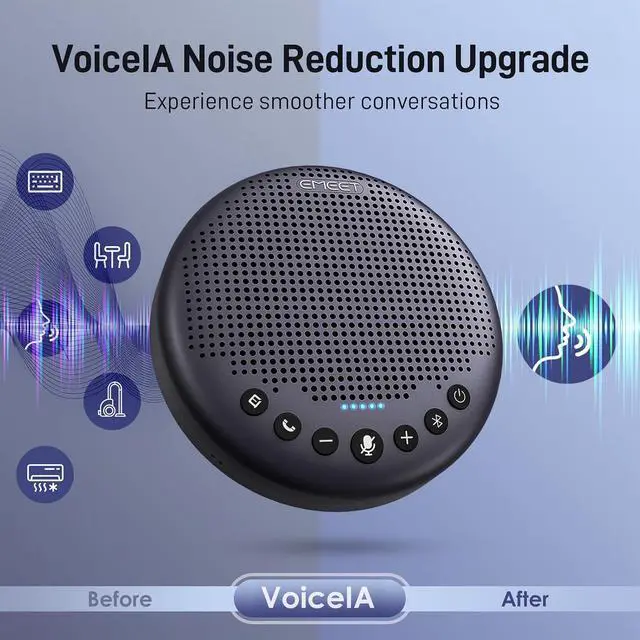 Alt view image 3 of 7 - S800 4K Webcam for Streaming and Luna Plus Bluetooth Speakerphone