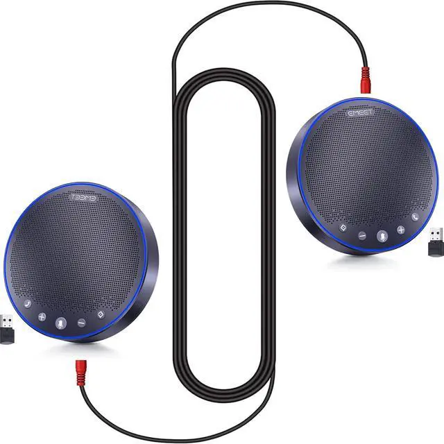 Alt view image 4 of 7 - Daisy Chain Cable 3.5mm Male to Male Stereo Audio Aux Cable, Use for Luna/Luna Plus/Luna Plus Kit/Luna Lite/M3/M220/M2/M2 MAX Speakerphone/Meeting Capsule, Expand Meeting up to 12/16 People