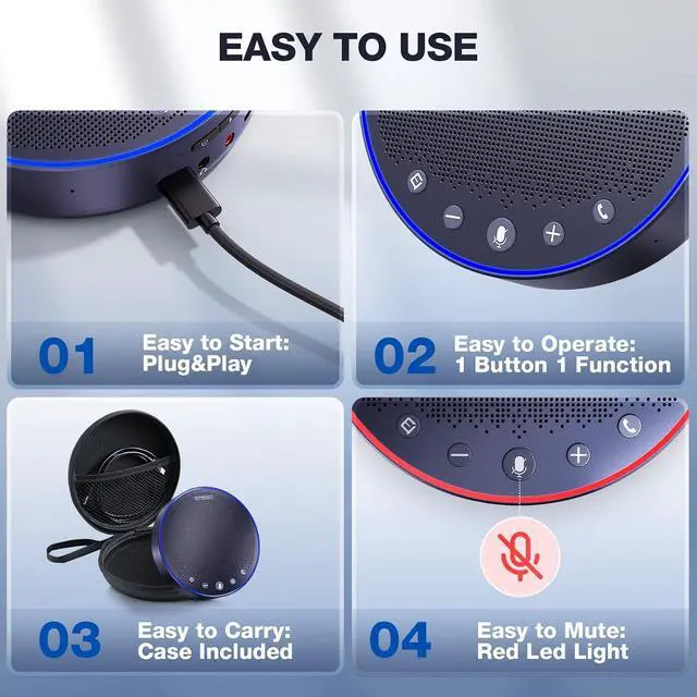 Alt view image 6 of 7 - 2 M3 Bluetooth Speakerphone & 1 Daisy Chain