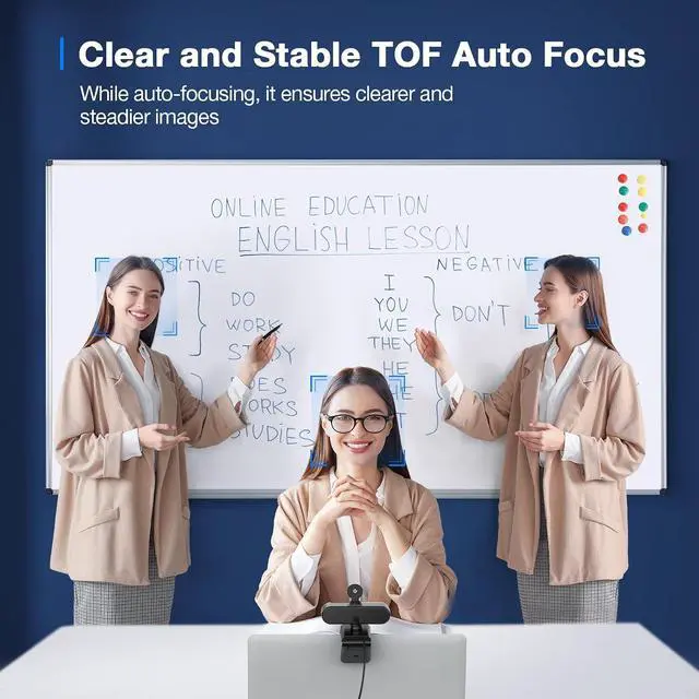 Alt view image 3 of 7 - C960 4K and C950 1080P Webcam for PC