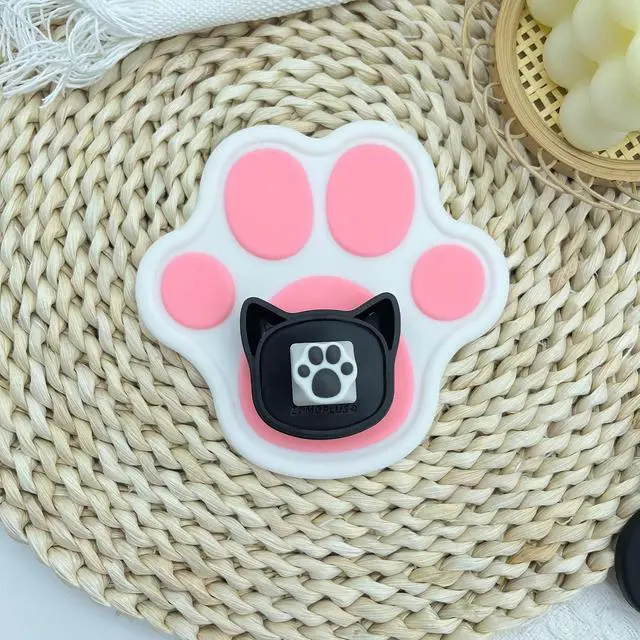 Alt view image 6 of 7 - ZOMOPLUS Cute Cat-Claws Keycap - 3D Model OEM Profile Custom Key Caps for Cherry MX Switches Mechanical Gaming Keyboard - Catpaw ESC-Key (WhiteGray-1pcs)