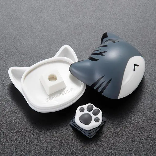 Alt view image 6 of 7 - ZOMOPLUS Cute Keycaps,Novelty Cat-Claws Keycap 3D Model OEM Profile Keyboard Keycaps Squishy-Paws Custom Key Caps for Cherry MX Switches Mechanical Gaming Keyboard ESC-Key Keycap(Dragen-Li1pcs)