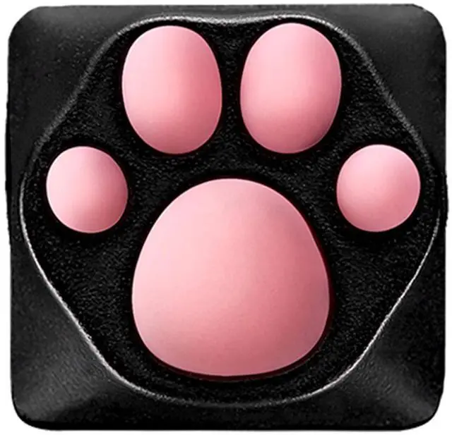 Main image of ZOMOPLUS Cute Keycaps,Novelty Cat-Claws Keycap 3D Model OEM Profile Keyboard Keycaps Squishy-Paws Custom Key Caps for Cherry MX Switches Mechanical Gaming Keyboard Catpaw ESC-Key Keycap(Black1pcs)