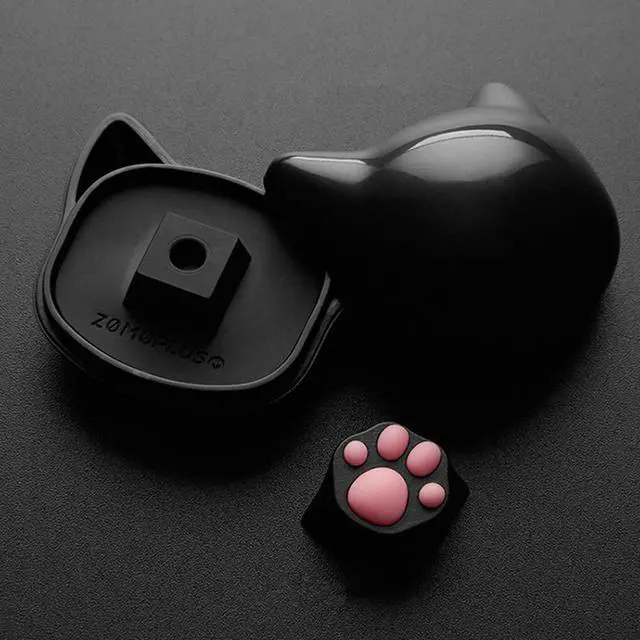 Alt view image 7 of 7 - ZOMOPLUS Cute Keycaps,Novelty Cat-Claws Keycap 3D Model OEM Profile Keyboard Keycaps Squishy-Paws Custom Key Caps for Cherry MX Switches Mechanical Gaming Keyboard Catpaw ESC-Key Keycap(Black1pcs)