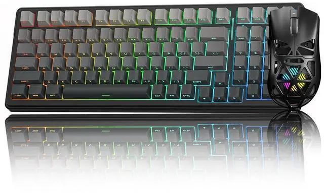 Main image of Aula Wireless Keyboard and Mouse Combo, Aula F99 Wireless Keyboard SC620 Wireless Mouse
