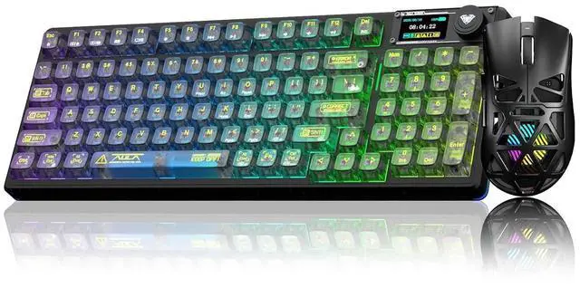 Main image of Aula Wireless Keyboard and Mouse Combo, Aula F98Pro Wireless Keyboard SC620 Wireless Mouse