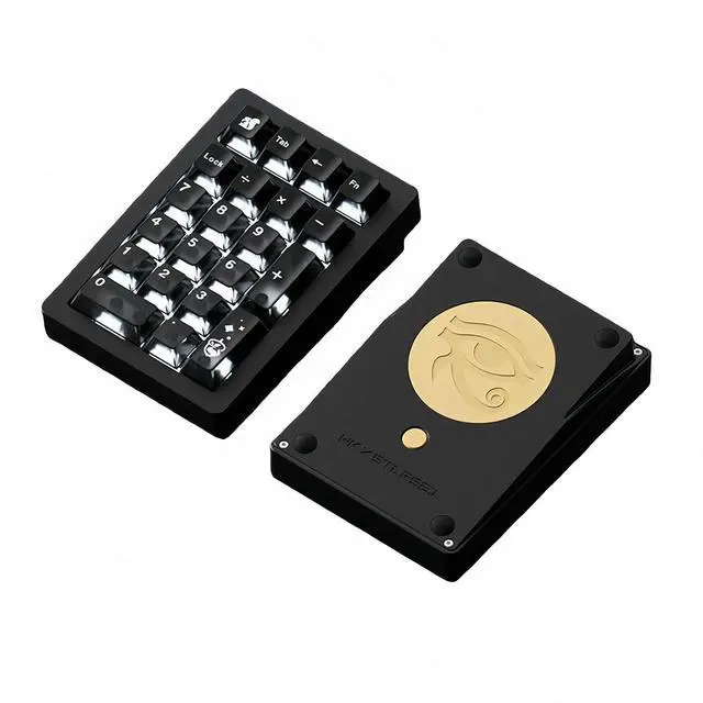 Main image of Stars21 Mechanical Number Pad,VIA/QMK Programmable Macro Numpad Aluminum CNC Gasket Hot Swappable Wireless Numeric Keypad BT5.0/2.4Ghz/USB-C RGB Gaming Keypad Kit for Laptop/PC (Black1)