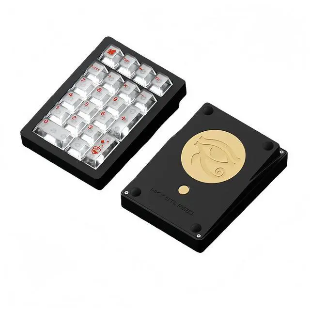 Main image of Stars21 Mechanical Number Pad,VIA/QMK Programmable Macro Numpad Aluminum CNC Gasket Hot Swappable Wireless Numeric Keypad BT5.0/2.4Ghz/USB-C RGB Gaming Keypad Kit for Laptop/PC (Black4)