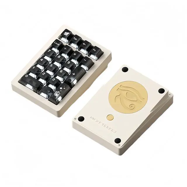 Main image of Stars21 Mechanical Number Pad,VIA/QMK Programmable Macro Numpad Aluminum CNC Gasket Hot Swappable Wireless Numeric Keypad BT5.0/2.4Ghz/USB-C RGB Gaming Keypad Kit for Laptop/PC (White2)