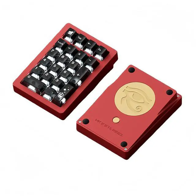 Main image of Stars21 Mechanical Number Pad,VIA/QMK Programmable Macro Numpad Aluminum CNC Gasket Hot Swappable Wireless Numeric Keypad BT5.0/2.4Ghz/USB-C RGB Gaming Keypad Kit for Laptop/PC (Red3)