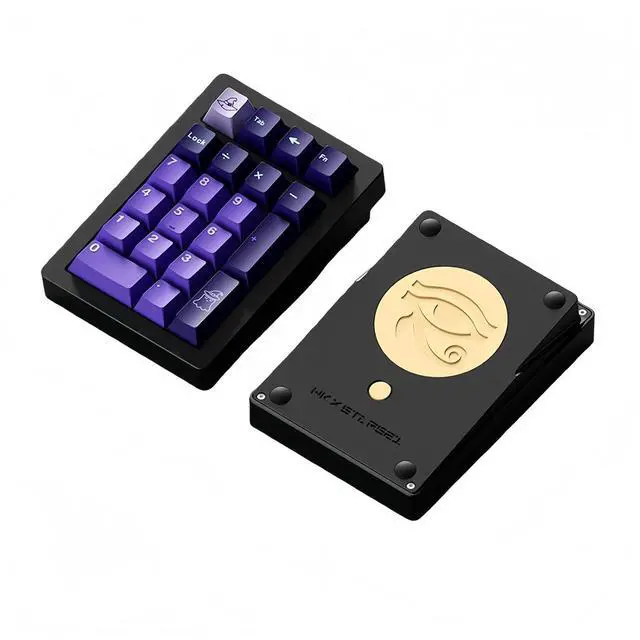 Main image of Stars21 Mechanical Number Pad,VIA/QMK Programmable Macro Numpad Aluminum CNC Gasket Hot Swappable Wireless Numeric Keypad BT5.0/2.4Ghz/USB-C RGB Gaming Keypad Kit for Laptop/PC (Black2)