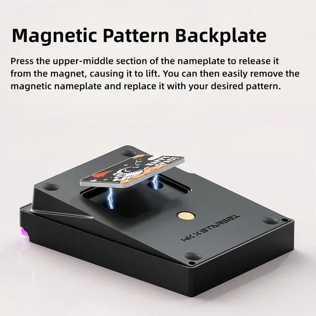 Alt view image 6 of 7 - Stars21 Mechanical Number Pad,VIA/QMK Programmable Macro Numpad Aluminum CNC Gasket Hot Swappable Wireless Numeric Keypad BT5.0/2.4Ghz/USB-C RGB Gaming Keypad Kit for Laptop/PC (White4)