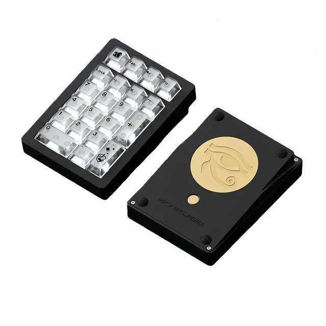 Main image of Stars21 Mechanical Number Pad,VIA/QMK Programmable Macro Numpad Aluminum CNC Gasket Hot Swappable Wireless Numeric Keypad BT5.0/2.4Ghz/USB-C RGB Gaming Keypad Kit for Laptop/PC (Black5)