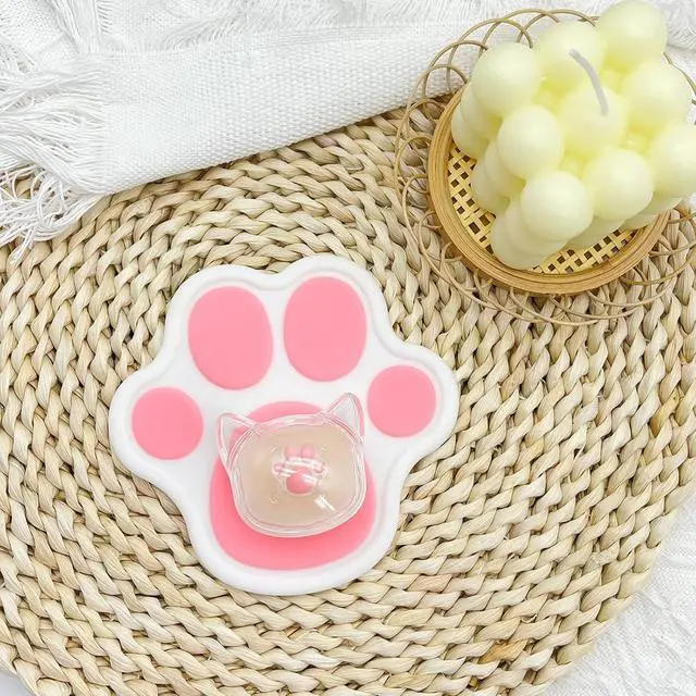 Alt view image 6 of 7 - ZOMOPLUS Cute Keycaps,Novelty Cat-Claws Keycap 3D Model OEM Profile Keyboard Keycaps Custom Key Caps for Cherry MX Switches Mechanical Gaming Keyboard Catpaw ESC-Key Keycap(Translucent-1pcs)