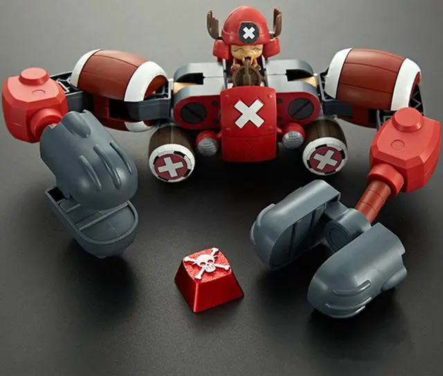 Alt view image 4 of 7 - X ZOMOPLUS Custom Japanese Anime Keycaps,Artisan Metal ESC Key Caps for Cherry MX Switches Mechanical Gaming Keyboard Replacement, PC Gamer Gifts (Red2)