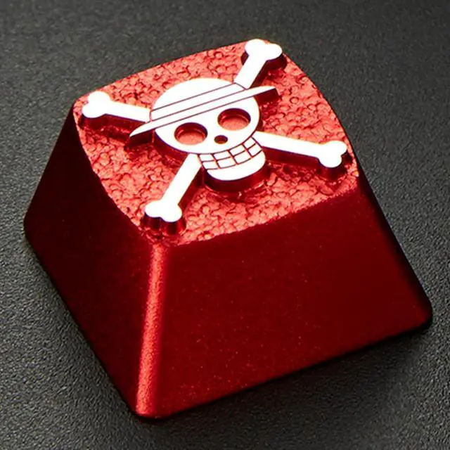 Alt view image 2 of 7 - X ZOMOPLUS Custom Japanese Anime Keycaps,Artisan Metal ESC Key Caps for Cherry MX Switches Mechanical Gaming Keyboard Replacement, PC Gamer Gifts (Red2)