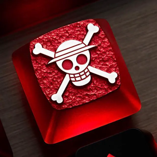 Alt view image 5 of 7 - X ZOMOPLUS Custom Japanese Anime Keycaps,Artisan Metal ESC Key Caps for Cherry MX Switches Mechanical Gaming Keyboard Replacement, PC Gamer Gifts (Red2)